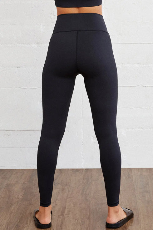 'Seren' Wide Waistband Full Length Leggings - Celes Fashion